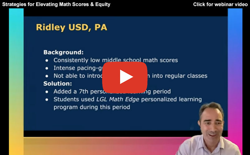 Elevating Math Scores Webinar